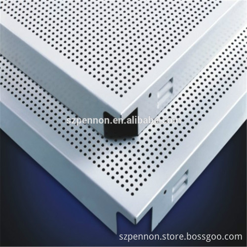 Perforated Metal Aluminum Tile Ceiling Clip-in ceiling Type